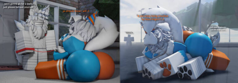 2boys 3d ass ass_smothering big_ass femboy furry gay luvia_(mermio) male massive_ass mermio roblox robloxian smothering smothering_ass tagme