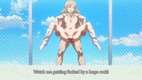 1boy 1girls 2020s 2021 20s 2d age_difference animated big_breasts blonde_hair bouncing_breasts breasts erection exhibitionism female gif held_up human jk_fuuzoku_gakuensai large_breasts light-skinned_female light-skinned_male light_skin male marina_(jk_fuuzoku_gakuensai) nipples nude nude_female nude_male older_male outdoors outside penis public public_nudity public_sex pussy rooftop screencap sex socks spread_legs stand_and_carry_position standing_sex straight t-rex_(animation_studio) teenage_female teenager vaginal_penetration vaginal_sex younger_female