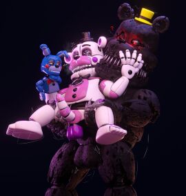 2024 3boys 3d 3d_render anal anal_insertion anal_sex animatronic animatronics ass balls ballsack bear bear_ears black_balls black_body blue_body bowtie bunny bunny_ears color digital_media_(artwork) drool drool_on_face drool_string drooling eyes_mostly_closed five_nights_at_freddy's five_nights_at_freddy's:_sister_location five_nights_at_freddy's_4 fnaf funtime_freddy_(fnafsl) gay gay_anal gay_sex hand_on_leg hand_on_thigh hands_on_legs hands_on_thighs hat holding leaking leaking_cum leaking_penis legs_apart looking_at_another looking_up male male/male male_only nightmare_(fnaf) open_mouth penile penile_penetration penis penis_in_ass penis_out pink_body pink_penis puppet_bonnie_(fnafsl) purple_balls rabbit rabbit_ears red_eyes robot scottgames sharp_teeth side_eye simple_background spread_legs spreading teeth thinking thinking_pose w1ckedb3ast white_body white_penis