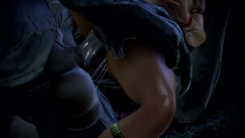 3d belly belly_expansion big_ass big_balls big_breasts big_butt big_penis bouncing_balls bouncing_breasts demon devilmask fluids monster night penetration sex sfm short_hair silver_hair source_filmmaker tagme vampire video white_hair