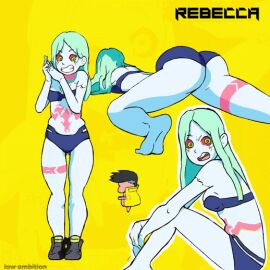 1girls 2d 2d_animation air_humping animated animated_gif ass bra bra_and_panties buttcheeks cyberpunk:_edgerunners cyberpunk_2077 david_martinez_(edgerunners) female gif loop lowambition lowres panties rebecca_(edgerunners) shaking_ass tagme twerking underwear