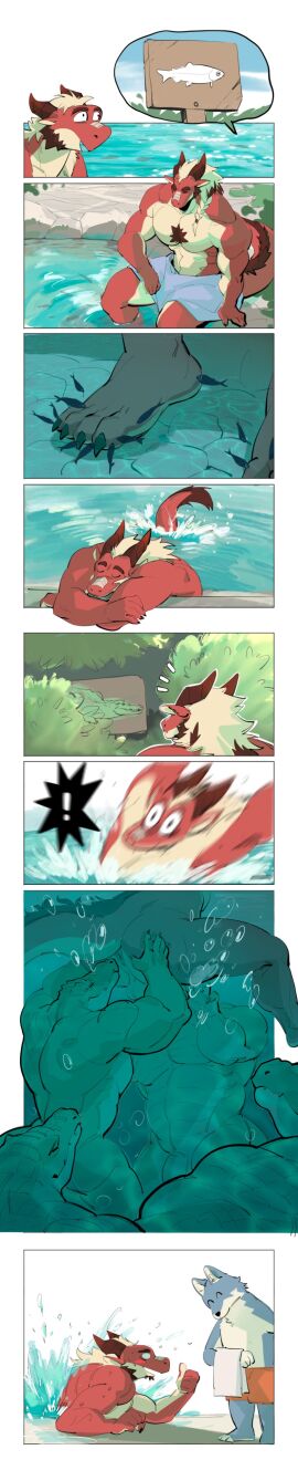 1500jiangbao 2024 abs absurd_res anthro anthro_focus anthro_on_anthro anus ass ass_grab back_muscles backsack balls ballsack bara beard biceps big_ass big_butt big_muscles big_penis body_hair bubble butt_grab canid canine canis chest_hair claws clothed clothing comic crocodile crocodilian crocodylid dragon eastern_dragon emanata exclamation_point eyebrows facial_hair feet feral fish funny fur genitals gesture group group_sex hair hand_gesture hand_on_ass hand_on_butt hi_res horn huge_muscles humanoid_genitalia humanoid_penis humor imminent_sex kemono lake long_image male male/male mammal marine motion_blur multiple_scenes muscles muscular muscular_anthro muscular_male mythological_creature mythological_scalie mythology nude offscreen_sex outside partially_submerged pecs penis plant questionable_consent reptile scales scalie sex shrub sign sitting size_difference skinny_dipping smile splash standing surprised_expression swimming_trunks swimwear tall_image thick_thighs thumbs_up topless topless_anthro topless_male towel towel_only tree tuft underwater water wet wet_body wolf yaoi