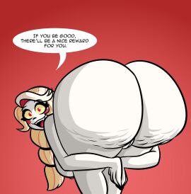 1girls ass ass_pose bending_over bending_over_position big_ass big_breasts big_butt black_nail_polish black_nails blonde_female blonde_hair bottom_heavy braided_hair braided_ponytail breasts bubble_ass bubble_butt cellulite charlie_morningstar_(hazbin_hotel) commission commission_art commissioner_upload demon demon_girl demon_horns demon_tail erect_nipples fat_ass fat_butt female female_only giant_ass giant_butt hazbin_hotel hips huge_ass huge_breasts huge_butt large_ass large_breasts large_butt long_hair long_nails looking_at_viewer looking_back massive_ass massive_butt max1mus meme naked nipples nude praise_da_booty_(meme) pussy pussy_lips pussy_peek red_cheeks red_eyes reward sharp_teeth speech_bubble text text_bubble thick_ass thick_thighs vagina vivienne_medrano vivziepop wanting_more wanting_sex white_skin wide_hips yellow_eyes