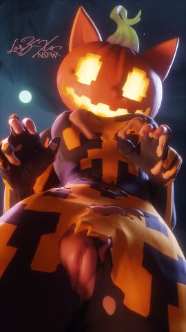 big_ass big_breasts big_butt big_nipples big_thighs breasts cat_ears cat_girl cat_tail catgirl dumb fat_ass fat_butt female fortnite fortnitemares halloween halloween_pumpkin pumpkin pumpkin_girl pumpkin_head slut spice_(fortnite) torn_clothes