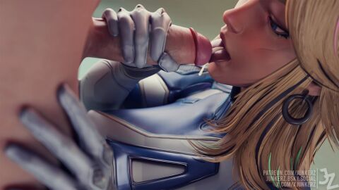 3d blonde_female blonde_hair bodysuit female gloved_handjob gloves handjob invisible_woman invisible_woman_(marvel_rivals) junkerz licking licking_penis male marvel marvel_comics marvel_rivals oral oral_sex penis sue_storm