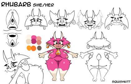 absurd_res ahe_gao angry animal_humanoid anthro anus armpit_hair aroused ass bell bell_collar big_anus big_ass big_breasts big_butt big_ears big_eyes big_nipples body_hair bovid bovid_humanoid breasts collar ear_piercing ear_ring eyelashes female fluffy fur gaping gaping_anus gaping_pussy genitals glistening glistening_body glistening_eyes hi_res hooves horn huge_anus huge_ass huge_breasts huge_butt huge_nipples huge_thighs humanoid inner_ear_fluff lips lipstick looking_pleasured makeup mammal mammal_humanoid model_sheet multiple_angles nipples overweight overweight_anthro overweight_female piercing pink_body pink_fur plump_labia pussy raised_tail rhubarb_(squishkitt) ring_piercing sad sagging_breasts scared_face short_stack solo squishkitt tail thick_eyelashes thick_thighs tuft