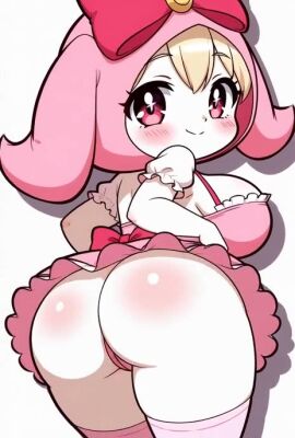 1girls ai ai_generated ai_generated_background big_booty big_breasts big_butt breasts feline female grok hello_kitty_(series) hips huge_breasts large_breasts my_melody naked naked_female nipples nude nude_female sanrio seductive seductive_look seductive_smile tagme thick_hips thick_thighs thighs thinfal titties video