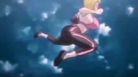 1girls ai_generated android_18 animated artist_request blonde blonde_female blonde_hair blonde_hair_female blue_eyes blue_eyes_female bouncing_ass bouncing_breasts cameltoe cleavage curvy dragon_ball erect_nipples female gigantic_breasts huge_areolae huge_ass nai_diffusion no_sound puffy_nipples short_hair short_hair_female stable_diffusion thick_lips video voluptuous wide_hips yellow_hair