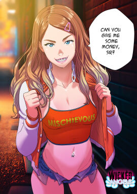 1girls alley asking_for_it asking_for_money asking_for_sex denim_shorts exposed female female_only jacket jacket_open looking_at_viewer micro_shorts midriff navel_piercing open_jacket open_pants open_shorts original outdoors piercing prostitution pussy seductive seductive_smile shaved_pussy short_shorts shorts skimpy skimpy_clothes smile solo tagme tammy_(tekuho) tekuho unzipped unzipped_pants unzipped_shorts