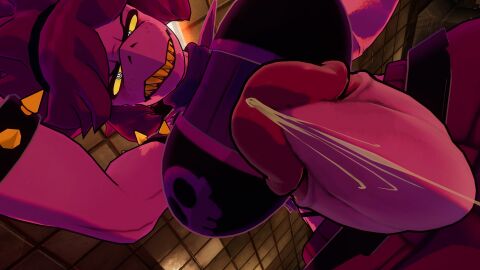 1futa 3d anthro big_breasts breasts close-up cum futanari hand_on_another's_head intersex looking_at_viewer looking_down penis pov precum purple_body reptile scalie sharp_teeth sloppydragons spiked_bracelet tagme vrchat vrchat_penis wide_hips