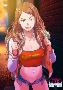 1girls alley asking_for_it asking_for_money asking_for_sex denim_shorts exposed female female_only jacket jacket_open looking_at_viewer micro_shorts midriff navel_piercing open_jacket open_pants open_shorts original outdoors piercing prostitution pussy seductive seductive_smile shaved_pussy short_shorts shorts skimpy skimpy_clothes smile solo tagme tammy_(tekuho) tekuho unbuttoned_shorts unzipped unzipped_pants unzipped_shorts