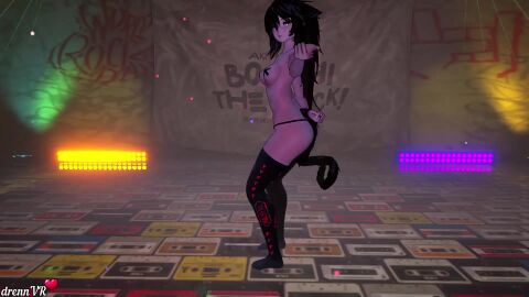 3d 3d_animation 3d_model 3d_render ass ass_focus belly belly_button breasts brown_hair brunette-haired_female brunette_female brunette_hair butt_focus cat_ears cat_girl cat_tail catgirl cute cute_face cute_female dancing drenn_(artist) female female_focus female_only girl long_hair neko nekomimi panties panties_only pasties petite petite_body petite_breasts petite_female ponytail ponytail_female small_breasts tagme tail tan tan-skinned_female tan_body tan_skin tanned tanned_skin titties tummy underwear underwear_only video virtual_reality vr vr_media vrchat vrchat_avatar vrchat_media vrchat_model