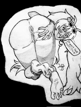 5_fingers 5_toes anus ass brazilian brazilian_female brazilian_miku english_text feet female glasses glasses_on_head hand_on_ass hand_on_butt hand_on_own_ass hand_on_own_butt hatsune_miku lordtrap.exe pussy spread_pussy spreading text vocaloid