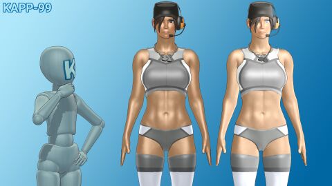 1girls 2024 3d bangs bangs_over_one_eye dog_tags earpiece female female_only femscout genderless hat kapp-99 mikumikudance panties solo solo_female team_fortress_2 wooden_body