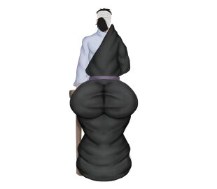 1boy artist_upload ass ass_bigger_than_head ass_focus big_ass geminimanfucker9000 high_quality male male_only naruto naruto_(series) naruto_shippuden self_upload shimura_danzou transparent_background
