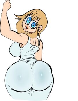 1girls 2024 2d 2d_(artwork) arms_up ass ass_crack big_ass big_breasts big_butt big_lips big_thighs blonde_hair blue_eyes breasts bubble_ass bubble_butt butt_crack color eyelashes female huge_ass huge_butt huge_thighs kingdom_hearts large_ass large_thighs lemonadepikachu light-skinned_female light_skin lips looking_back looking_pleasured namine shiny_ass shiny_butt shiny_skin short_hair solo solo_female thick_ass thick_thighs thighs tight_clothes tight_clothing white_background yellow_hair