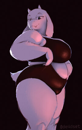 1girls anthro chubby chubby_female de4dset deltarune female fur furry furry_only goat_girl goat_humanoid humanoid looking_at_viewer mammal mammal_humanoid mature mature_female milf plump thick_thighs toriel undertale undertale_(series) voluptuous voluptuous_female white_fur