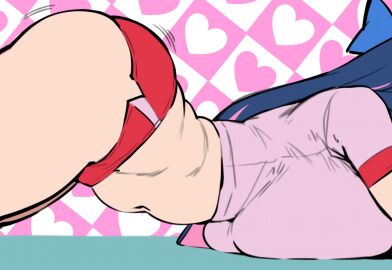 1girls 2025 all_fours ass ass_jiggle ass_up belly belly_button big_ass big_breasts blue_hair breast_press breast_rest breasts breasts_on_floor busty clothed clothed_female clothing curvaceous curvy female fully_clothed hair hair_ornament hairbow hi_res huge_breasts human jiggle jiggling_ass kneeling large_ass large_breasts light-skinned_female light_skin long_hair motion_lines multicolored_hair navel on_floor panty_&_stocking_with_garterbelt parallaxfused pink_hair short_shorts shorts side_view skindentation solo stocking_anarchy stomach t-shirt thick_thighs thighs two-tone_hair voluptuous wide_hips