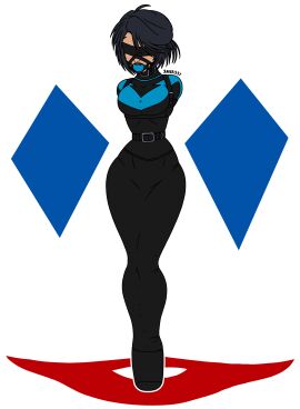 alpha_channel arms_behind_back arms_tied_behind_back ball_gag blindfold blindfolded bondage corset dc dc_comics dick_grayson earth_11 female for_sticker_use genderswap genderswap_(mtf) harness_ball_gag harness_gag hobble_dress legs_together nightwing no_background png png_conversion png_file pussy pussy_graydaughter raver1357 rule_63 sticker sticker_template stickers transparent_background transparent_png