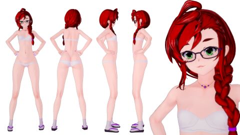 character_sheet glasses killycibo koikatsu miyamoto_yuuki red_hair tagme