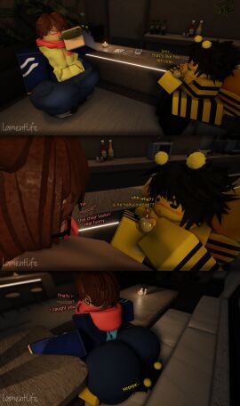 1boy 1femboy 2boys 3d artist_name ass ass_in_face ass_on_face ass_smothering big_ass big_ass_(male) bottom_heavy_femboy bubble_ass bubble_butt butt_in_face butt_on_face dialogue english_text enormous_ass face_in_ass face_in_butt facesitting femboy femboy_on_male gay huge_ass huge_butt huge_thighs lamentlife lamentlife_(oc) large_ass large_butt male male_on_male male_only massive_ass massive_butt massive_thighs pinned_under_ass pinned_under_butt roblox robloxian smothering smothering_ass text thicc_thighs thick_thighs watermark wide_hip wide_hips wide_thighs