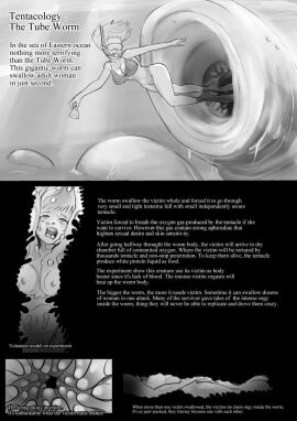 breasts eaten_then_fucked endosoma female giant_monster inside_creature internal_view interspecies monster monster_on_female okamisaga orgasm tentacle tentacle_rape tentacle_sex text third-party_source underwater vore worm