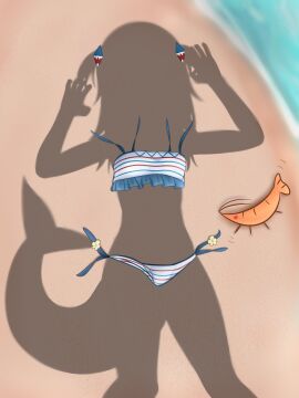 1girls absolutely_nothing_on akuruatsu barefoot beach beach_background beach_nudity claw_pose completely_naked completely_nude completely_nude_female dressed_shadow_(meme) female female_only fully_naked fully_nude gawr_gura hi_res highres hololive hololive_english hololive_myth implied_nudity long_hair meme naked naked_female nude nude_female outdoor_nudity outdoors_nudity public public_nudity sand self_exposure shark_girl shark_tail solo solo_female swimwear swimwear_removed tagme tail two-piece_swimsuit virtual_youtuber