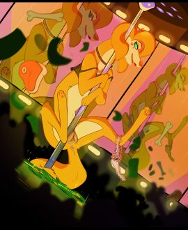 2025 absurd_res all_dogs_go_to_heaven animal_genitalia animal_pussy anus beef bird_dog bone brown_body brown_fur canid canine canine_genitalia canine_pussy canis domestic_dog don_bluth female feral food fur genitals green_eyes hi_res hunting_dog irish_setter mammal meat money multicolored_body multicolored_fur panties_around_ankle pole pussy sasha_la_fleur setter steak stripper_pole two-tone_body two-tone_fur wugi