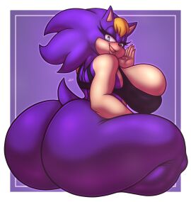 anthro archie_comics ass ass_shot bernadette_hedgehog big_ass big_breasts big_butt blush bra breasts clothed clothing crouching dhx2kartz dominant eulipotyphlan female hedgehog hi_res huge_ass huge_butt hyper mammal presenting presenting_hindquarters sega sitting slightly_chubby slightly_chubby_female sonic_(series) sonic_the_hedgehog_(archie) sonic_the_hedgehog_(comics) sonic_the_hedgehog_(series) sports_bra sportswear teasing thick_thighs underwear wide_hips