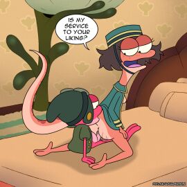 1boy 1girls adullperson age_difference amphibia amphibia_(series) amphibian anthro anthro_female anthro_focus anthro_male anthro_on_anthro anthro_only anthro_penetrated anthro_penetrating anthro_penetrating_anthro bella_(amphibia) breasts cub dialogue disney disney_channel english english_text female female_penetrated larger_female larger_penetrated male male/female male_cub male_penetrating male_penetrating_female older_female older_female_and_younger_male older_penetrated penetration penis pussy sex size_difference smaller_male smaller_penetrating smaller_penetrating_bigger speech_bubble sprig_plantar text url vagina vaginal_penetration vaginal_sex young young_anthro young_male younger_male younger_penetrating younger_penetrating_older