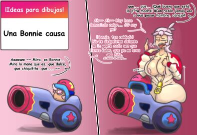 1girls aged_up ass big_ass big_breasts bonnie_(brawl_stars) brawl_stars breasts female hornygekko