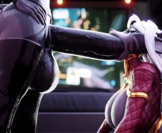 1futa 1girls 3d 3d_animation animated anthro balls black_penis blowjob deepthroat duo elise_(omniman907) fellatio female female_focus furry futa_on_female futa_with_female futanari gif huge_balls hyper_penis intersex large_penis oral oral_sex penis sloppy sloppy_blowjob xazter3d y'vraine_(omniman907)