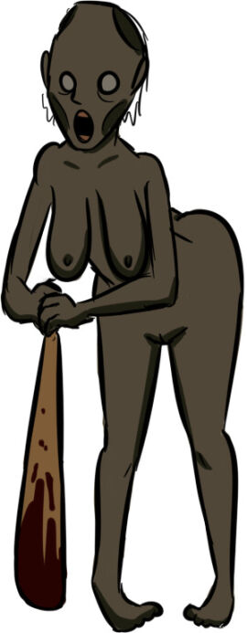 1girls ass baseball_bat big_ass big_breasts big_butt breasts completely_nude dvloper female female_only gilf granny:_game_(series) granny_(character) granny_(game) horror_game mature mature_female naked naked_female nightmare_waifu nude nude_female old_woman open_mouth pussy solo solo_female standing white_background