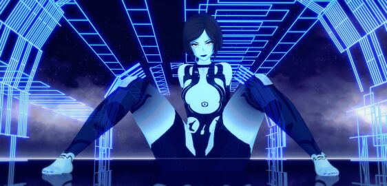 1girls 3d blue_hair blue_lips blue_skin cortana cyberspace female halo_(game) halo_(series) hi_res high_resolution highres hologram image_set kaio-sheeen koikatsu looking_at_viewer naked naked_female no_artist_signature no_source seductive seductive_look sitting sitting_on_floor solo solo_female spread_legs spreading video_game video_game_character video_game_franchise