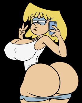 1girls alternate_version_available animated animated_gif ass ass_close-up ass_closeup ass_focus big_breasts blackmorty_(artist) blonde_hair bouncing_ass bouncing_breasts breasts bubble_ass bubble_butt butt butt_close-up butt_focus close-up close-up_ass close_up close_up_ass close_up_view closed_mouth closeup closeup_view exposed_ass fat_ass fat_butt female female_focus female_only gif hand_on_hip looking_back lori_loud nickelodeon nipples_visible_through_clothing selfie shaking_ass shaking_butt short_hair shorts_down smartphone tagme the_loud_house thick_ass thick_thighs twerking v_sign