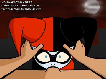 batman_(series) big_ass big_breasts black_lipstick dc_comics doggy_style harley_quinn headtalker77 oral pov tagme vaginal_penetration video