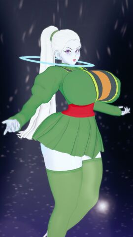 1girls 3d angel_(dragon_ball) ass big_ass big_breasts blue-skinned_female blue_body blue_skin breasts bust busty curvaceous curvy curvy_figure dragon_ball dragon_ball_super female hips hourglass_figure huge_ass huge_breasts humanoid kaoskatsu large_ass large_breasts light-skinned_female light_skin mature mature_female shounen_jump slim_waist thick thick_hips thick_legs thick_thighs thighs top_heavy vados voluptuous waist white_hair wide_hips