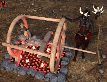 bad_end bondage cannibalism cooked_alive cooking cooking_vore dolcett female food food_fetish food_humanoid food_play food_preparation fresh_meat future_food implied_cannibalism jungle_girl meat peril raw_meat roasting soylent_green suffering thebadlieutenant