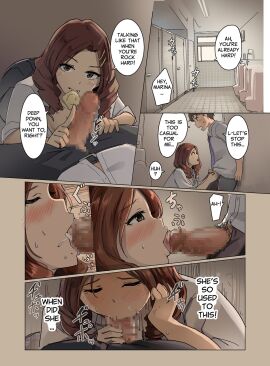 anime female gyaru manga seiso_kanojo_ga_bitch_ni_nacchau_hanashi slutification the_pure_girl_became_a_slut wakamatsu wakamatsu372