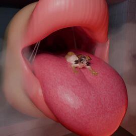 3d animated anthro anthro_pred internal_view maworb oral_vore silly_roll sound tagme video vore