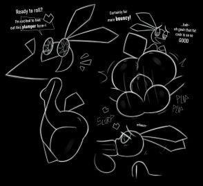 1boy 1girls anthro anus ass balls big_ass big_balls big_butt big_penis blowjob blush breasts dialogue english fellatio female furry kilinah lagomorph large_ass large_penis male monochrome onomatopoeia oral penetration penis plap plap_(sound) plump pussy rabbit rabbit_girl sex small_breasts sony_interactive_entertainment tagme_(artist) tail text vaginal vaginal_penetration vib-ribbon vibri