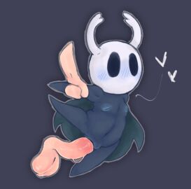 2025 ambiguous_gender ambiguous_penetrated anal arm_grab balls big_eyes biped disembodied_penis flat_chest flat_chested genitals hollow_knight hoshi_kodomo male male/ambiguous male_penetrating male_penetrating_ambiguous nipples no_artist_signature no_feet no_source penetration penile penile_penetration penis penis_in_ass questionable_age sex size_difference solid_eyes solo spread_legs spreading team_cherry the_knight_(hollow_knight) vessel_(species)