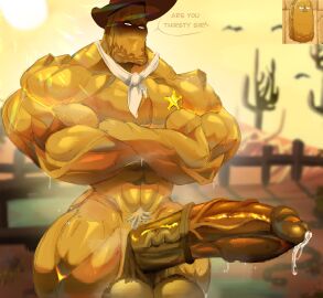 1boy anthro anthrofied asolchan badge balls ballsack bara big_balls big_muscles big_penis bodily_fluids completely_nude gay glistening humanoid humanoid_genitalia humanoid_penis hyper hyper_genitalia hyper_penis male male_only medial_ring muscles muscular muscular_anthro muscular_male nude nude_male penis plant plants_vs_zombies plants_vs_zombies_2:_it's_about_time precum precum_drip solo solo_focus sweat sweatdrop sweating sweaty tall-nut_(pvz) yaoi