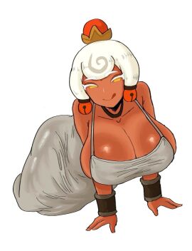 1girls big_breasts breasts candy_drop_cookie cookie_run cookie_run:_tower_of_adventures dracoarcto dress female mature_female sight_seeker_(artist) solo