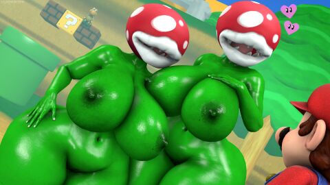 1boy 2025 2girls 3d 3d_(artwork) 4k ass big_ass big_breasts big_butt breasts completely_nude female female_focus green_skin hand huge_ass huge_breasts lips male mario mario_(series) monster_girl mouth_hold nintendo nipples nude nude_female piranha_plant plant plant_girl pussy self_upload soldierhunterm source_filmmaker standing super_mario_bros. thicc thicc_breasts thicc_thighs thick_ass thick_breasts thick_butt thick_legs thick_thighs vaginal_penetration warp_pipe wet wet_body white_lips wide_hips