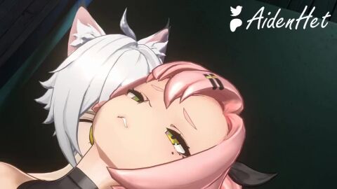 1boy 1girls 3d aidenhet animated ass ass_grab bare_arms bare_ass bare_back bare_breasts bare_legs bare_midriff bare_shoulders bare_thighs big_breasts black_thighhighs boots bouncing_ass bouncing_breasts breasts cowgirl_position cum cum_in_pussy cum_inside cunning_hares fat_ass fat_butt female green_eyes hand_on_hip jacket jacket_open longer_than_30_seconds looking_at_viewer male moaning moaning_in_pleasure mole naked naked_male nicole_demara panting penis penis_in_pussy pink_hair pov pussy ribbon riding riding_penis seth_lowell sex silver_hair sound straight straight_sex tagme thighhighs vaginal_penetration video zenless_zone_zero