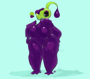 artesjsc big_breasts breasts cleavage female goo_peashooter_(pvz) huge_breasts peashooter_(pvz) plants_vs_zombies tagme thick_thighs wide_hips