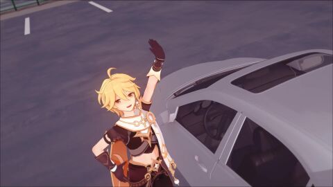 1girls 2boys aether_(genshin_impact) animated big_breasts black_hair blonde_hair cheating crossover genshin_impact hongcha03 koikatsu male male_rover_(wuthering_waves) nicole_reeyn_(genshin_impact) rover_(wuthering_waves) sex sound tagme video wuthering_waves