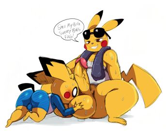 2017 2boys absurd_res age_difference ahe_gao anal anal_sex annoyed anthro anthro_on_anthro anthro_penetrated anthro_penetrating anthro_penetrating_anthro anthrofied anus ass backsack balls ballsack being_watched big_ass big_balls big_booty_pikachu big_butt big_dom_small_sub big_penis biped black_bottomwear black_clothing black_pants blue_bottomwear blue_clothing blue_pants blush bodily_fluids bottomless bottomwear bottomwear_down brown_eyes bulge closed_eyes clothed clothing color_edit colored crotch_sniffing deep_skin dialogue digital_media_(artwork) dominant duo english_text erection eyewear face_in_crotch fan_character feet fellatio fucked_silly game_freak gay generation_1_pokemon generation_2_pokemon genitals glans hand_on_ass hand_on_butt hi_res homophobic_slur huge_ass huge_butt huge_cock humanoid_genitalia humanoid_penis hyper hyper_ass hyper_butt hyper_genitalia hyper_penis larger_male larger_penetrated long_ears looking_at_another looking_back looking_pleasured male male/male male_only male_penetrated male_penetrating male_penetrating_male mammal multiple_images musk nintendo older_male older_penetrated on_bottom on_top open_mouth oral oral_penetration orgasm pants pants_down partially_clothed penetration penile penile_penetration penis penis_in_ass penis_size_difference pichu pikachu pokemon pokemon_(species) pokemorph power_bottom reverse_cowgirl_position sex shirt shorts simple_background size_difference slur small_but_hung small_top_big_bottom smaller_male smile sniffing spiral_eyes spread_anus spread_ass spread_butt spreading sssonic2 standing starykrow stretching sunglasses sweat sweaty_ass sweaty_balls sweaty_butt sweaty_genitalia sweaty_legs sweaty_thighs tail text thick_thighs third-party_edit tight_clothing toes tongue tongue_out topwear vein veiny_penis white_background wide_hipped_anthro wide_hipped_male wide_hips yellow_balls yellow_body yellow_butt yellow_ears yellow_feet yellow_penis yellow_tail