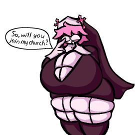 ass big_ass big_butt big_thighs breasts breasts_bigger_than_head church cleavage clothed cross enormous_ass enormous_breasts enormous_butt enormous_thighs female female_only fnf fnf_mods friday_night_funkin friday_night_funkin_mod gigantic_ass gigantic_breasts gigantic_butt gigantic_thighs huge_ass huge_breasts huge_butt huge_thighs hyper hyper_ass hyper_breasts hyper_butt massive_ass massive_breasts massive_butt massive_thighs plumkinplumchime religious religious_clothing revealing_clothes saint sarvente_(dokki.doodlez) sarvente_(friday_night_funkin) thighhighs
